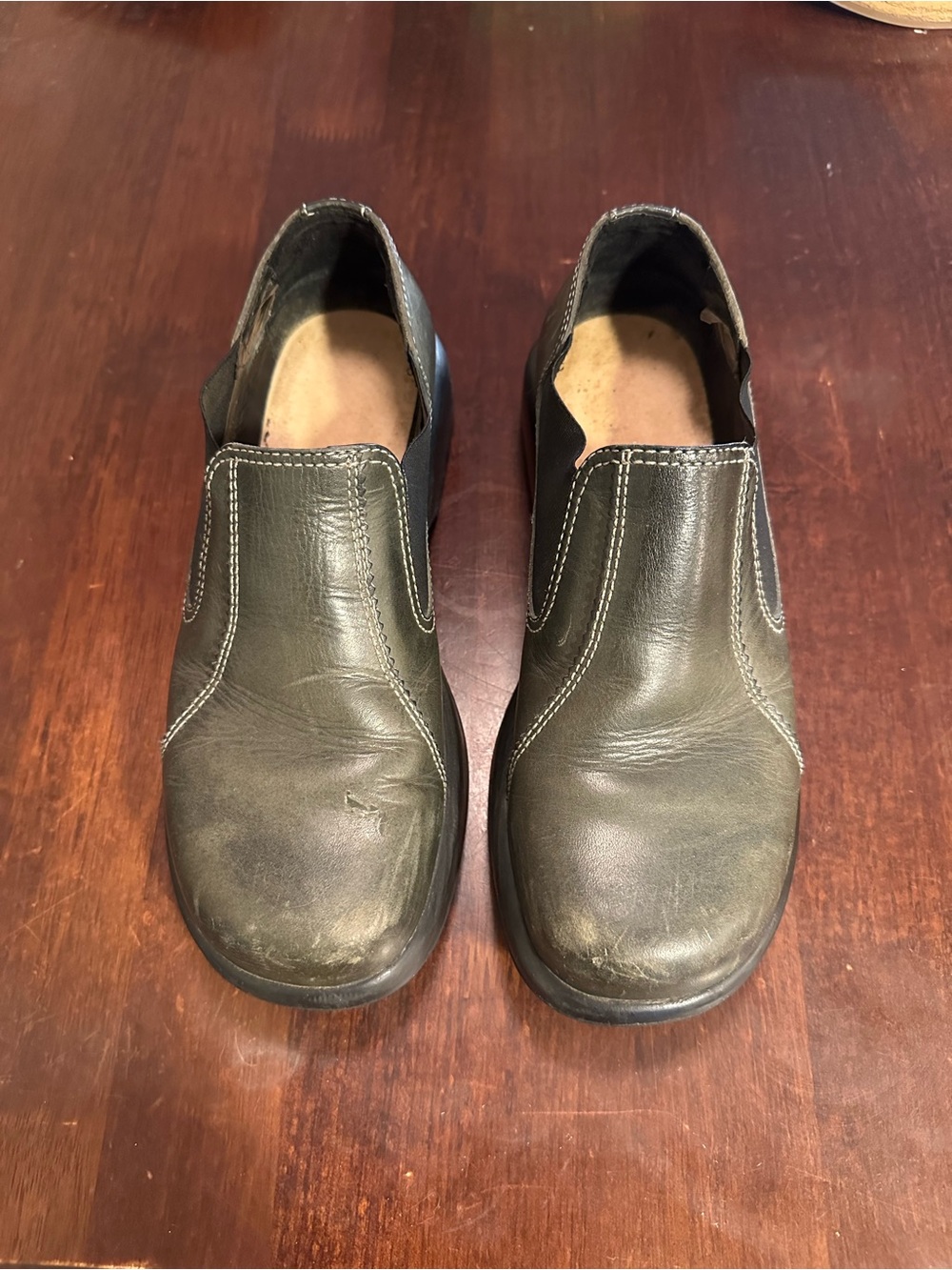 Green Dansko Clogs